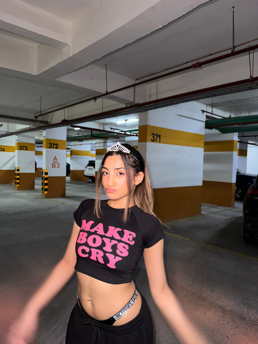 MAKE BOYS CRY BABY TEE