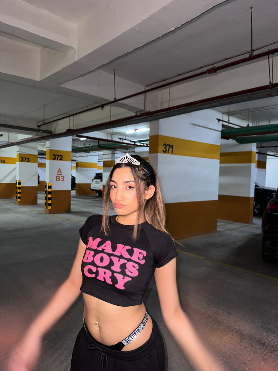 MAKE BOYS CRY BABY TEE